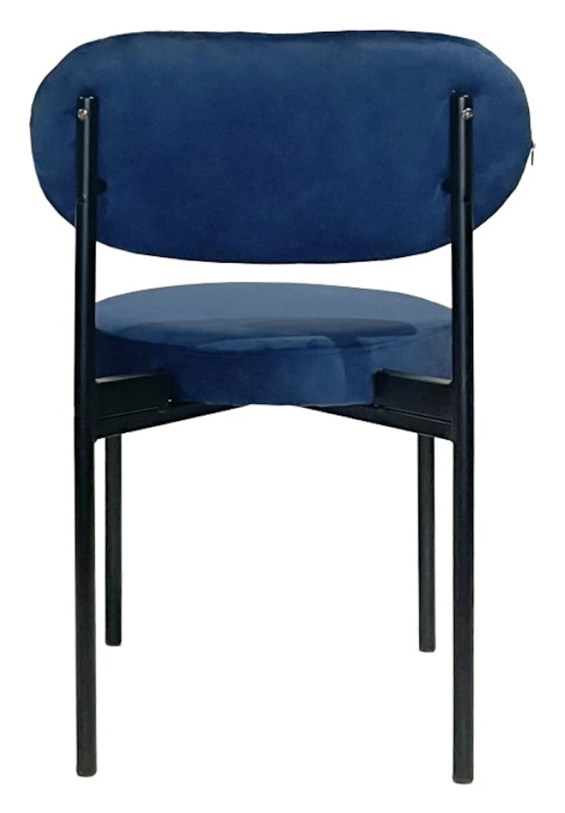 Стул Модерн Черный, Глубокий синий