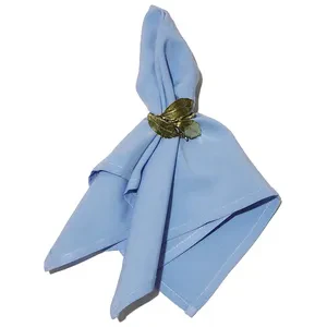 Салфетка голубая, полиэстер - Фото 1