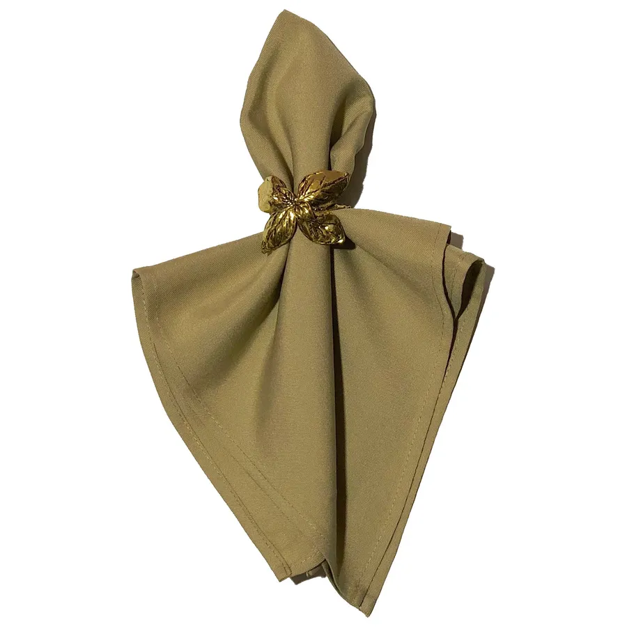 Салфетка оливковая, полиэстер - Фото миниатюра 1