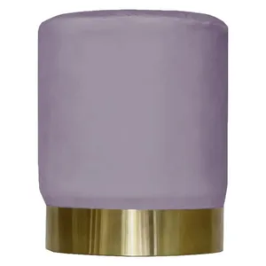 Пуф Цилиндр Золотой обод, Нежная орхидея