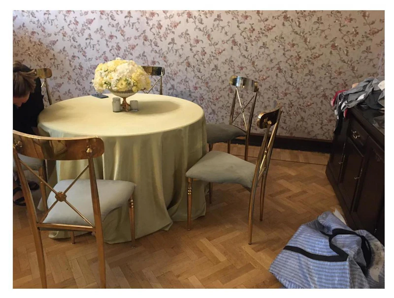 Стул Адлер, велюр, эвкалиптовый