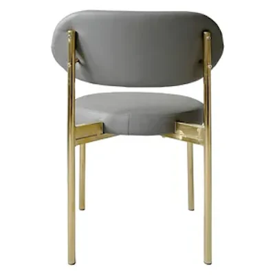 Стул Модерн Золото База, серый (ЭКО-КОЖА) - изображение 5