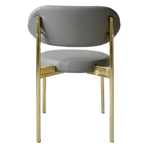 Стул Модерн Золото База, серый (ЭКО-КОЖА) - Фото 5