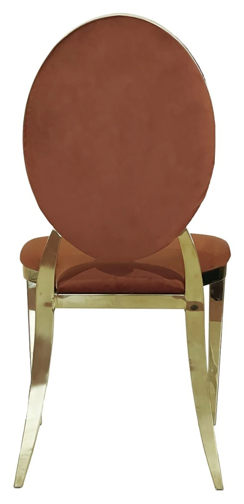 Стул Вашингтон Золото, велюр терракотовый