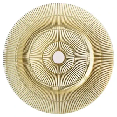 Сервировочная тарелка Окулус Золото