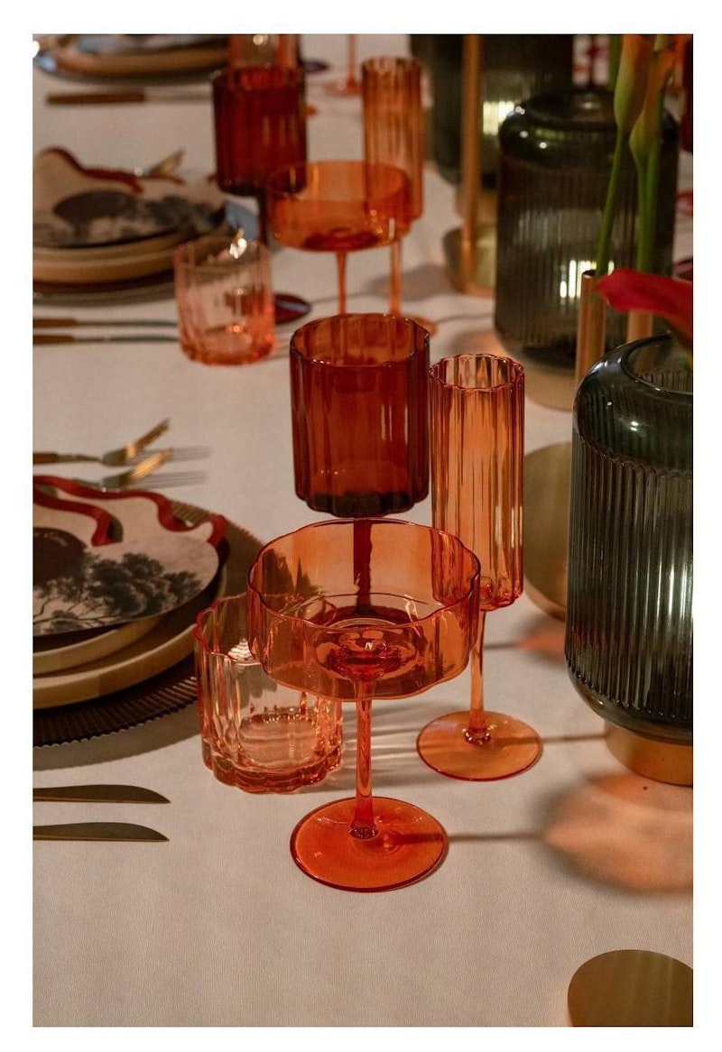 Сет бокалов Сквош Этюд в оранжевом