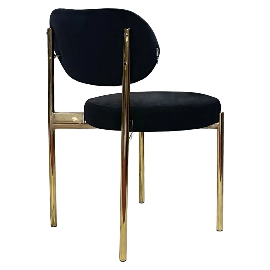 Стул Модерн Золото, Черная ночь - Фото миниатюра 3