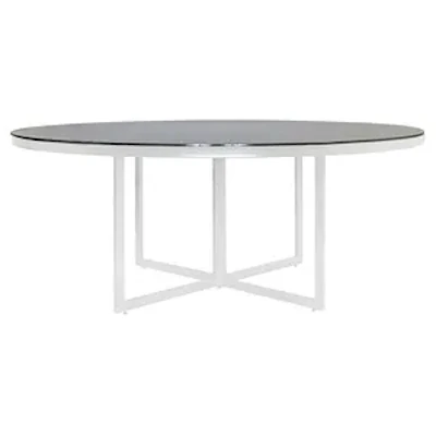 Стол Корнерс круглый, зеркальный + перекрас металла в любой цвет - изображение 3