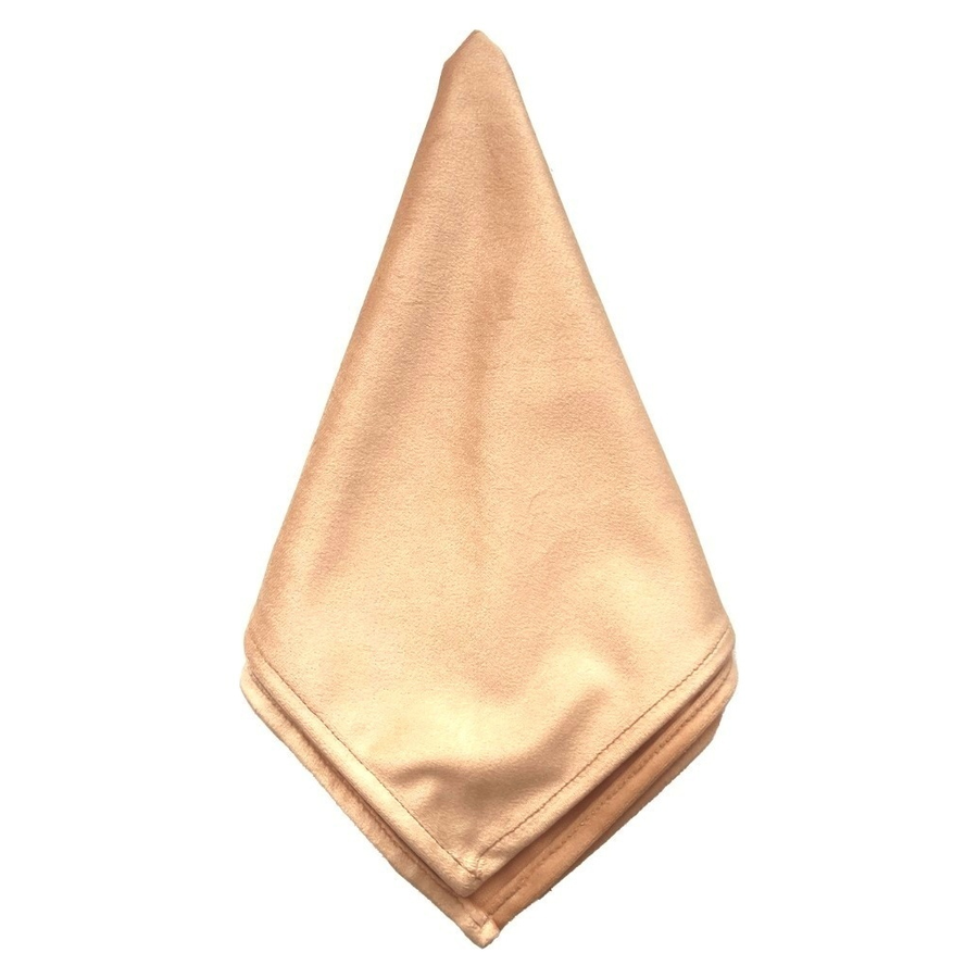 Салфетка велюр, персиковая - Фото миниатюра 1