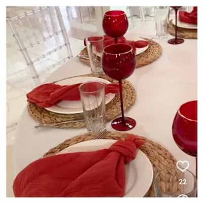 Бокал Сирен С рубиновый с золотой каймой - изображение 5