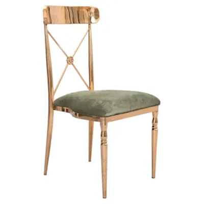 Стул Адлер, велюр, эвкалиптовый