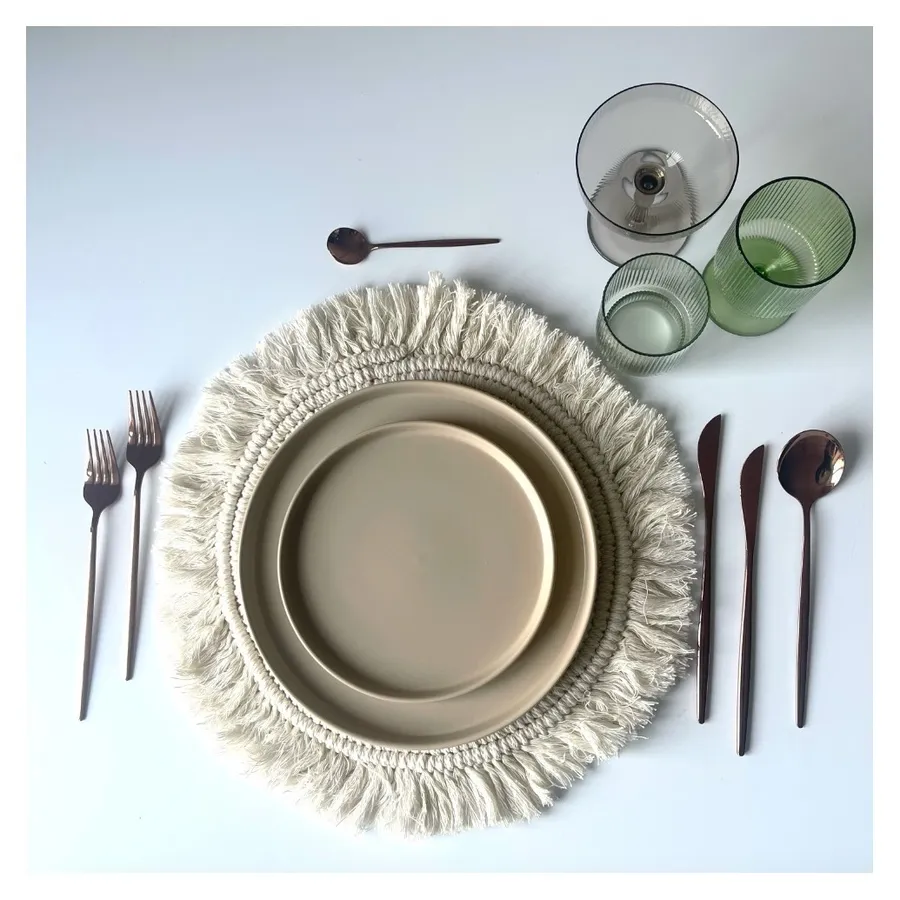 Тарелка Акцент Беж С - Фото миниатюра 6