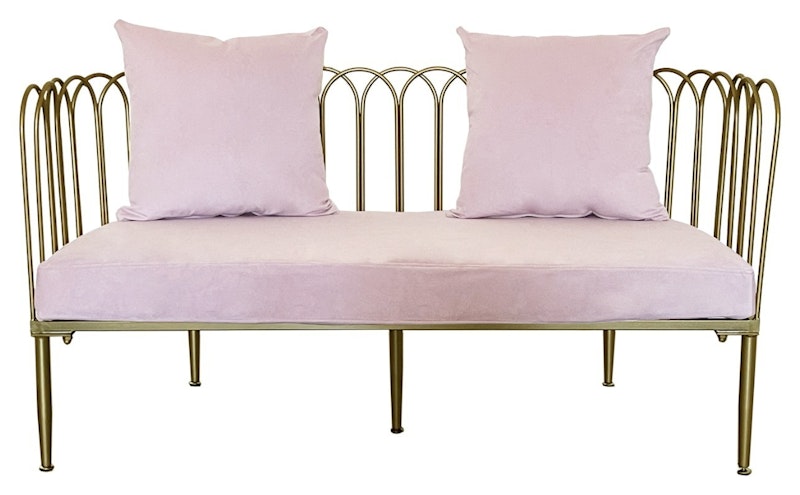 Диван Сквош М, Розовый кварц