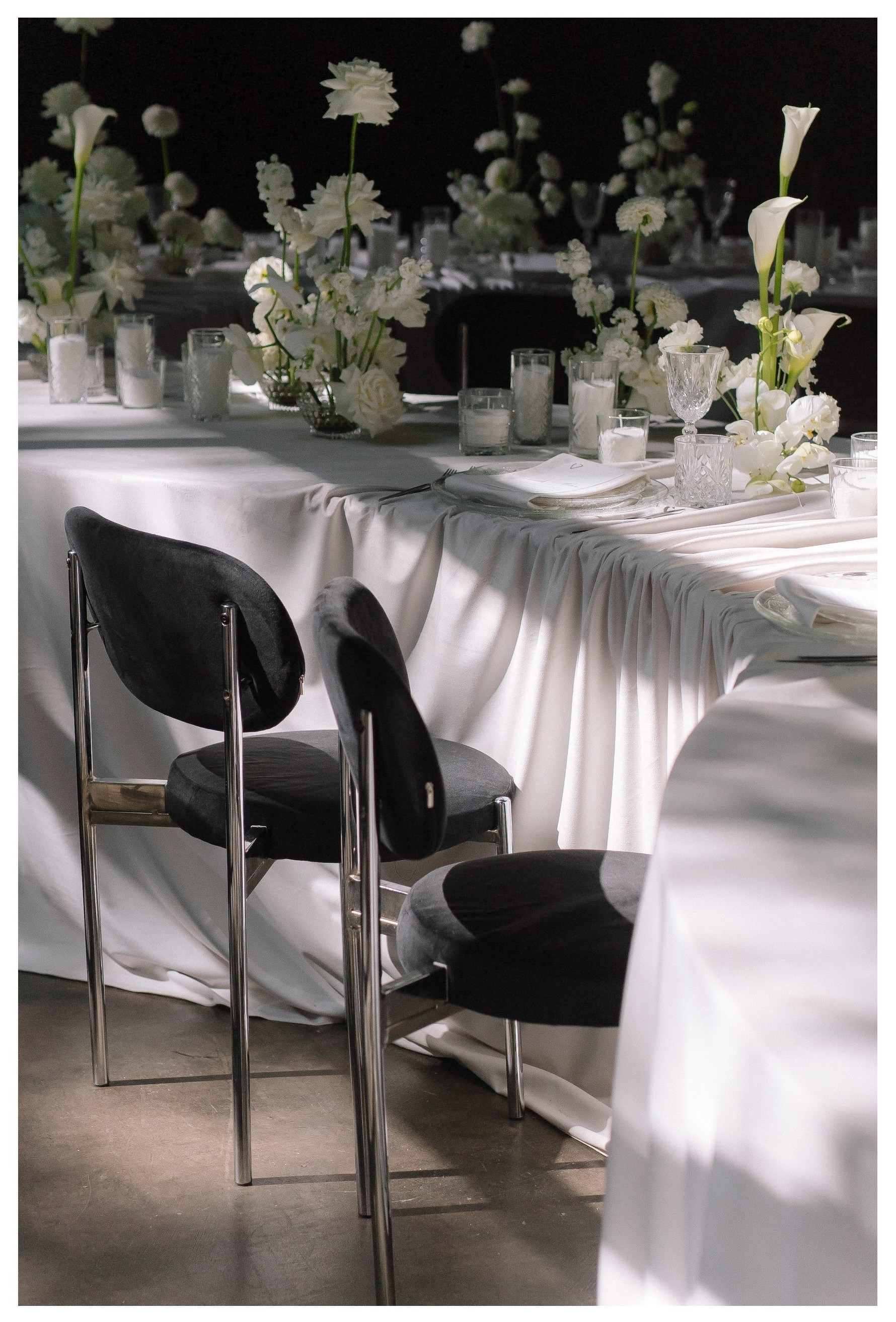 Стул Модерн Серебро, Черная ночь