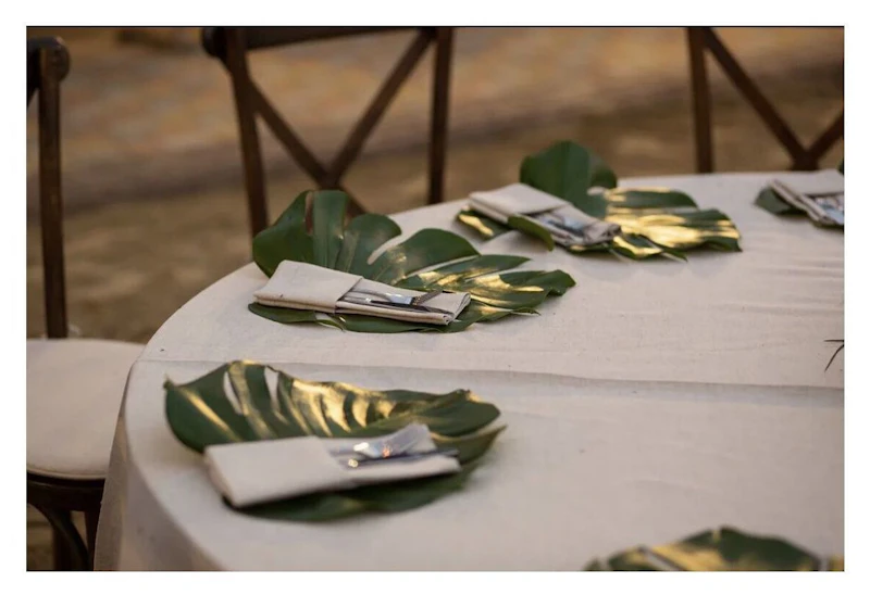 Салфетка лен, Камелия 