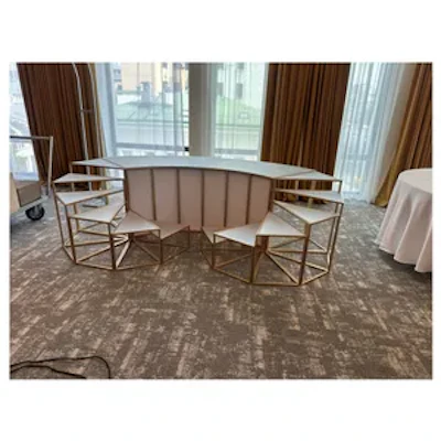 Стол-президиум Наутилус Серпент + Триплекс с матовым стеклом - изображение 5