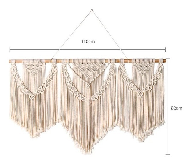 Панно декоративное из макраме Бохо Сети