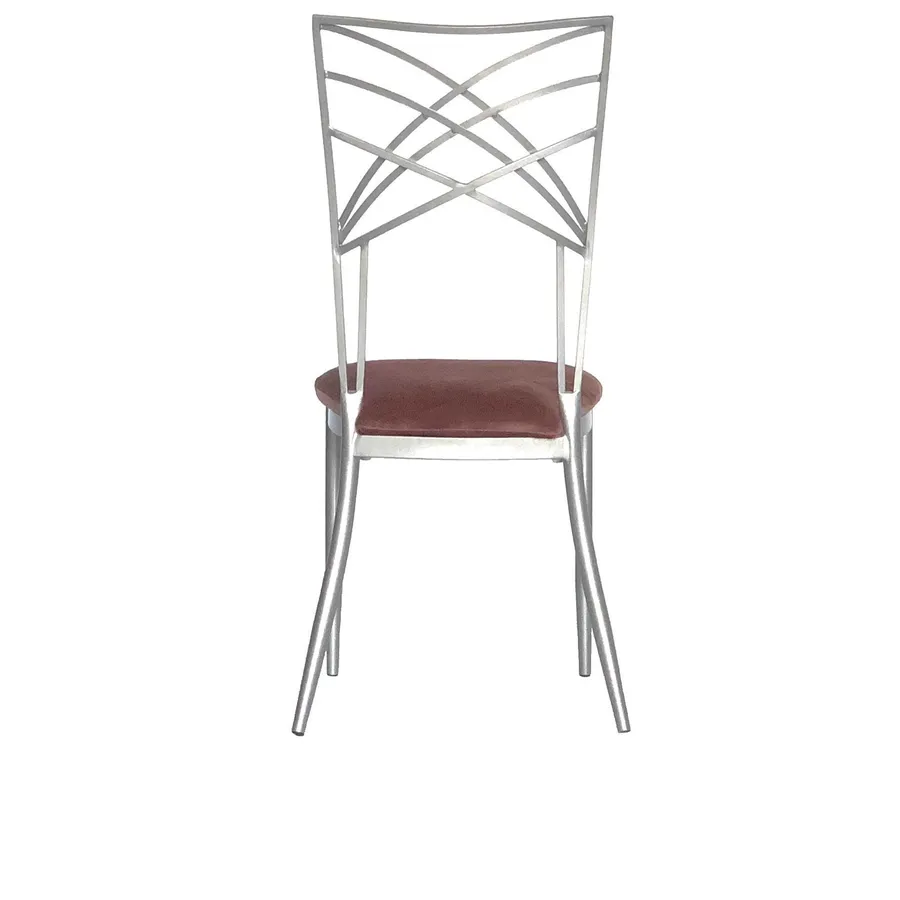 Стул Хамелеон, серебряный (велюр), пыльно-розовый - Фото миниатюра 3