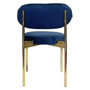 Стул Модерн Золото, Глубокий синий - Фото 4