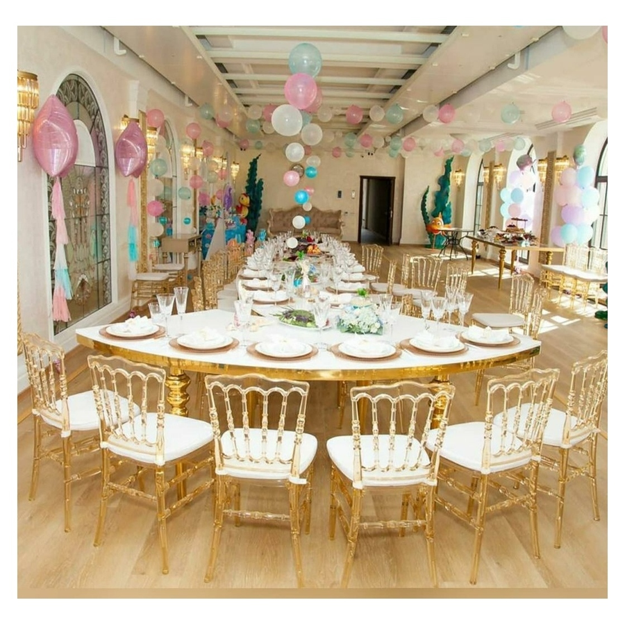 Столешница стола змейки-90, 1 модуль (белый глянцевый МДФ) - Фото миниатюра 6