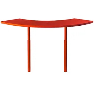 Стол коктейльный Твист Змейка М, Красный бархат + Малиново-красный (телескопическая нога) - изображение 2