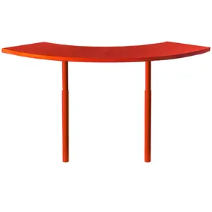 Стол коктейльный Твист Змейка М, Красный бархат + Малиново-красный (телескопическая нога) - изображение 2