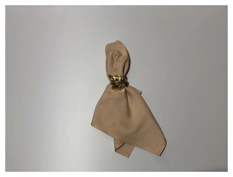 Салфетка бежевая, полиэстер