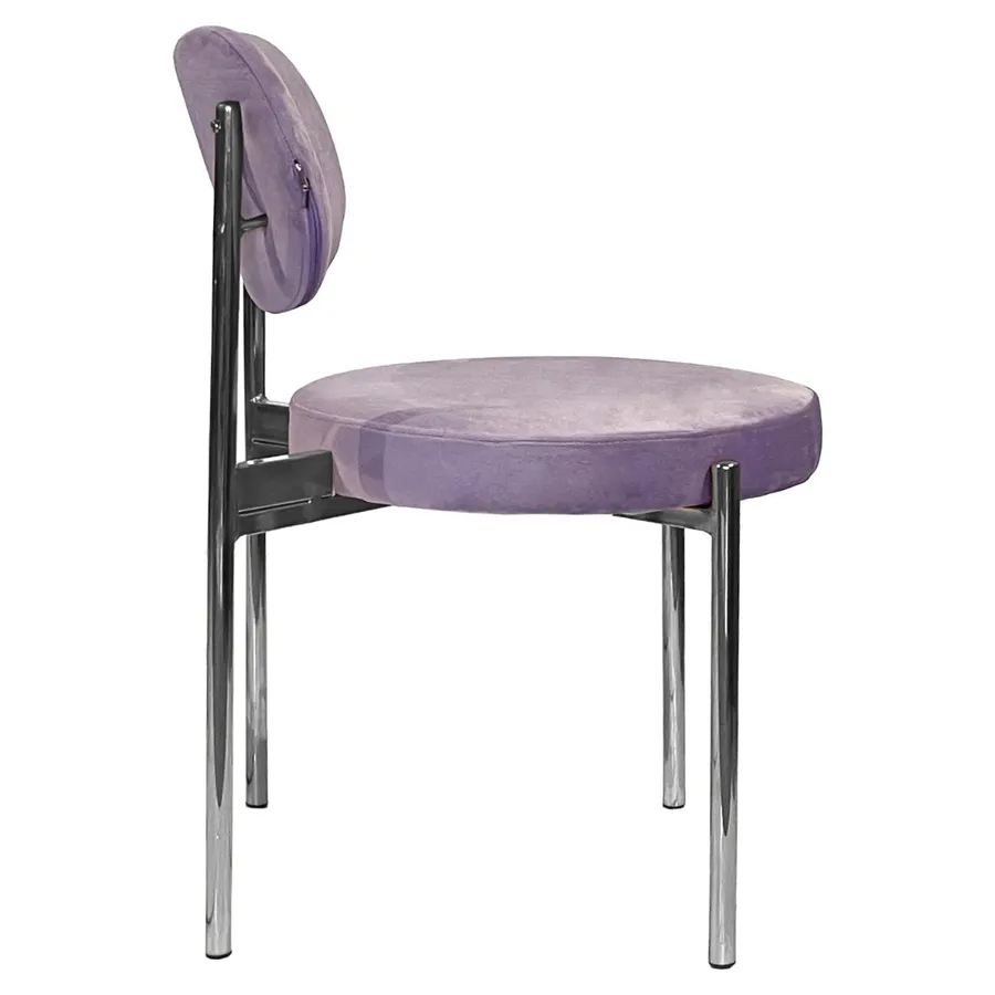 Стул Модерн Серебро, Нежная орхидея - Фото миниатюра 3