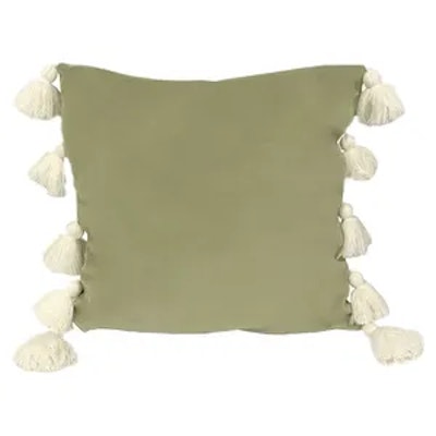 Подушка декоративная Зеленые Кисточки