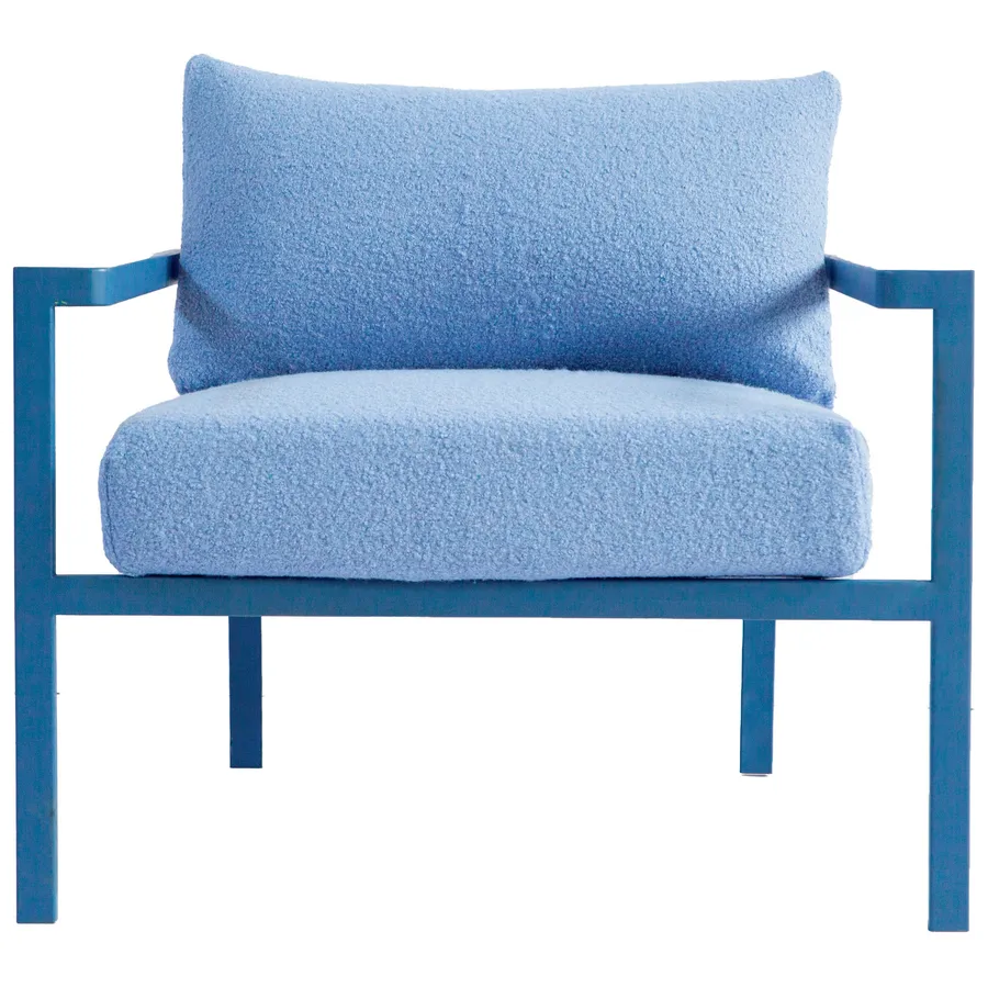 Кресло Хагги, Черничный йогурт + Голубой Тедди - Фото миниатюра 1