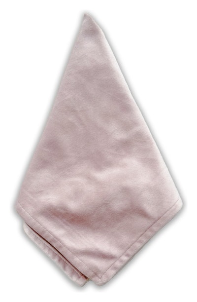 Салфетка велюр, светло-розовая