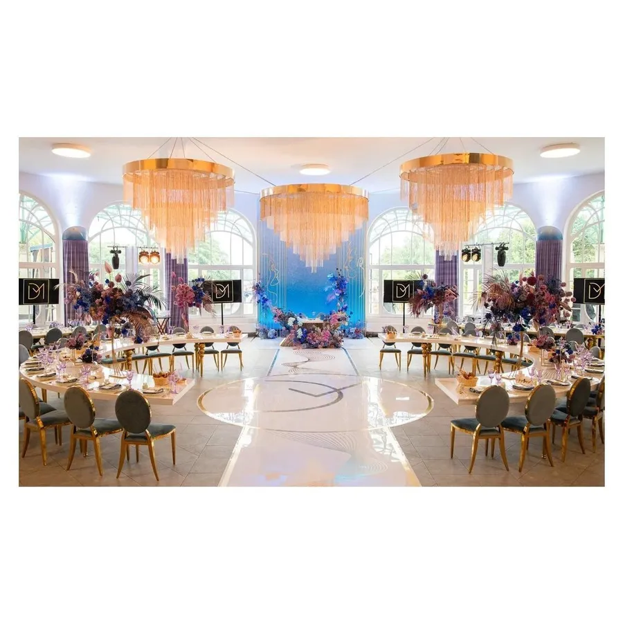 Стол-змейка Серпент Гигант, 1 модуль (золото/серебро) - Фото миниатюра 3