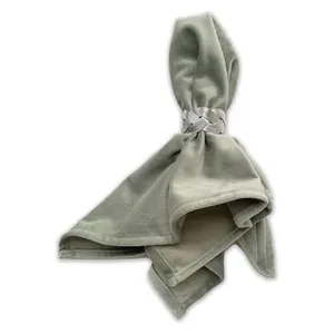 Кольцо для салфетки Косичка Серебро - Фото 3