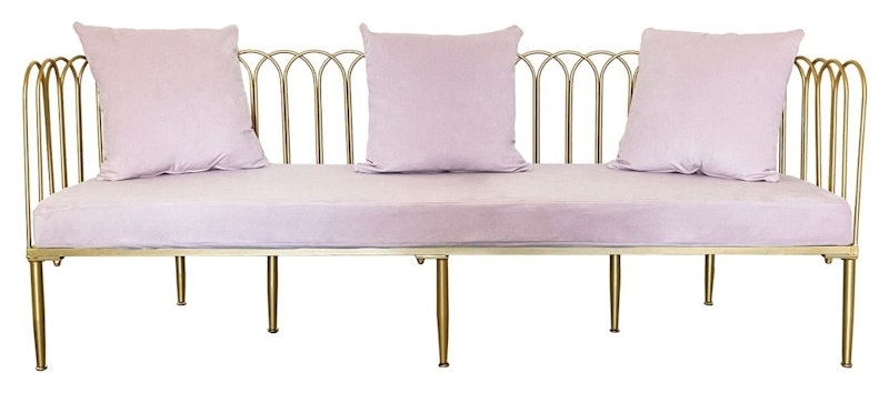 Диван Сквош Л, Розовый кварц