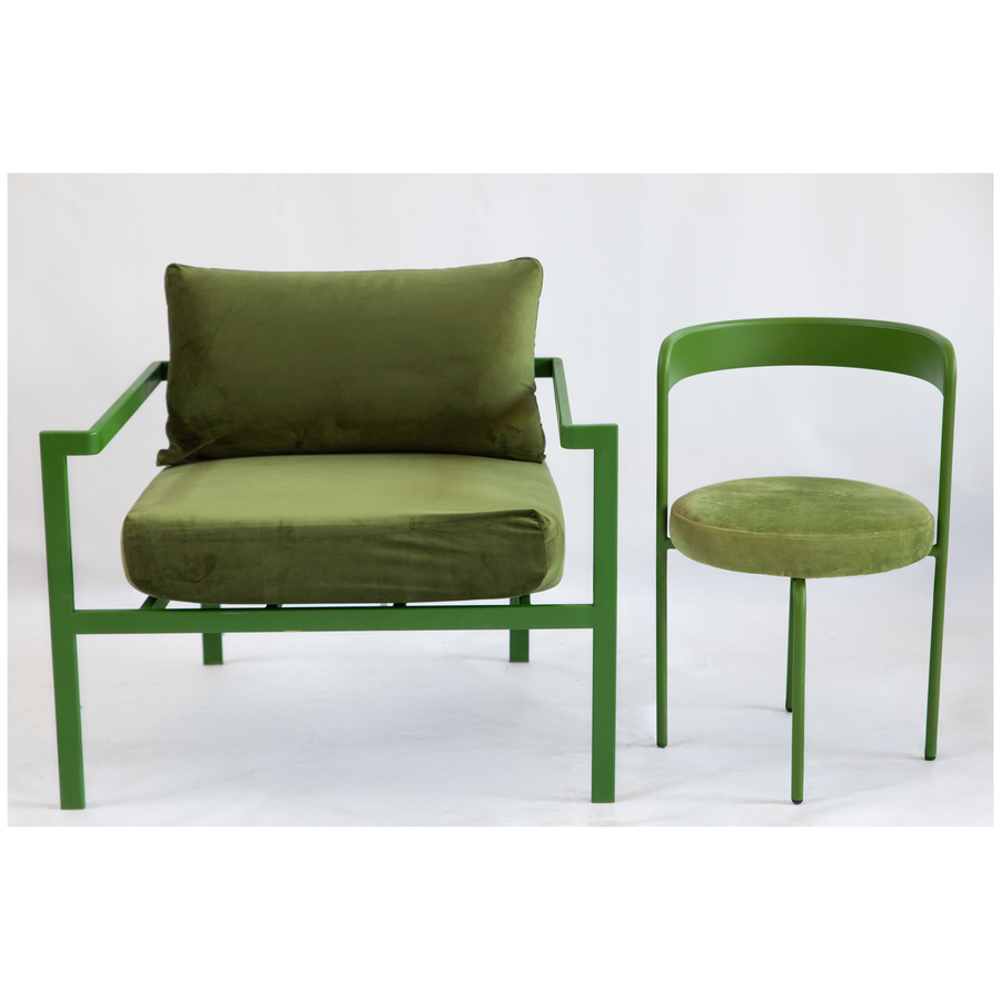 Кресло Хагги, Фисташковое пралине + матча - Фото миниатюра 3