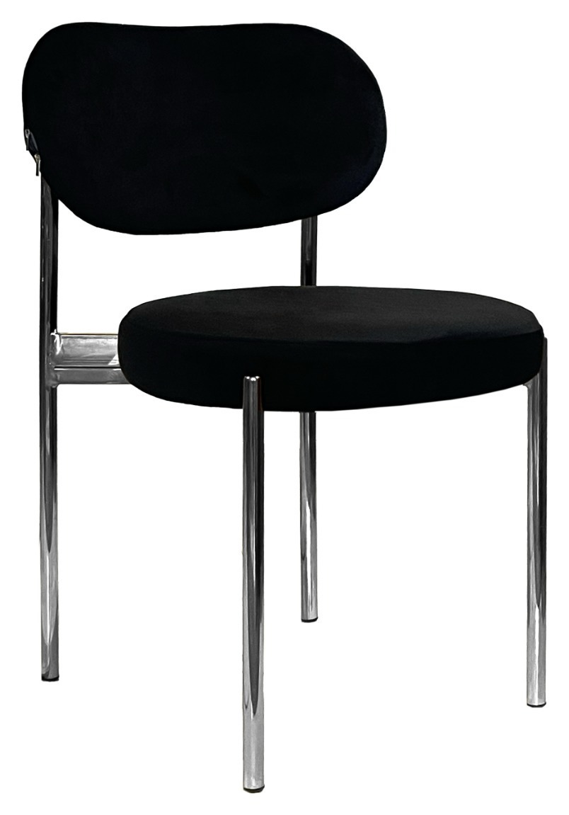 Стул Модерн Серебро, Черная ночь