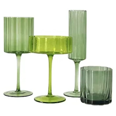 Сет бокалов Сквош Этюд в зеленом