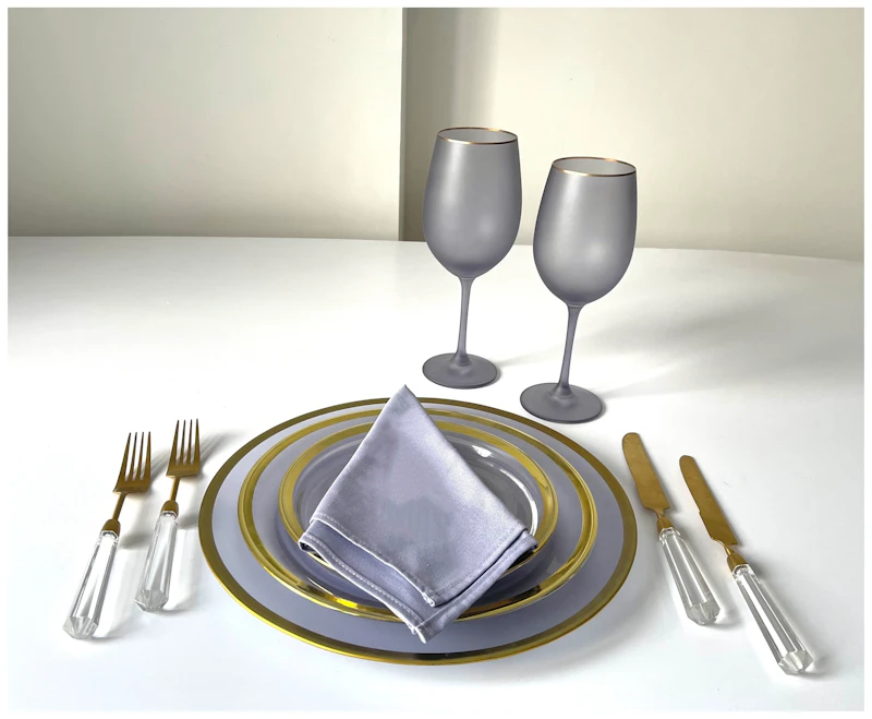 Салфетка из смесового льна, Гордая гортензия