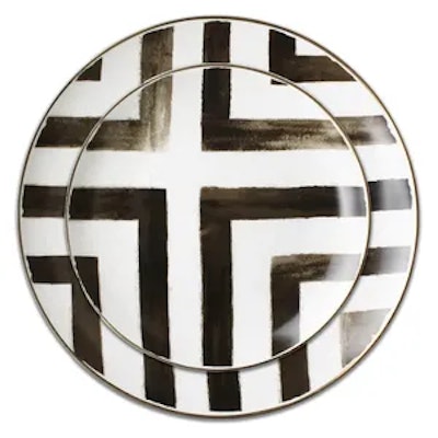 Сет порционных тарелок Крисс Кросс