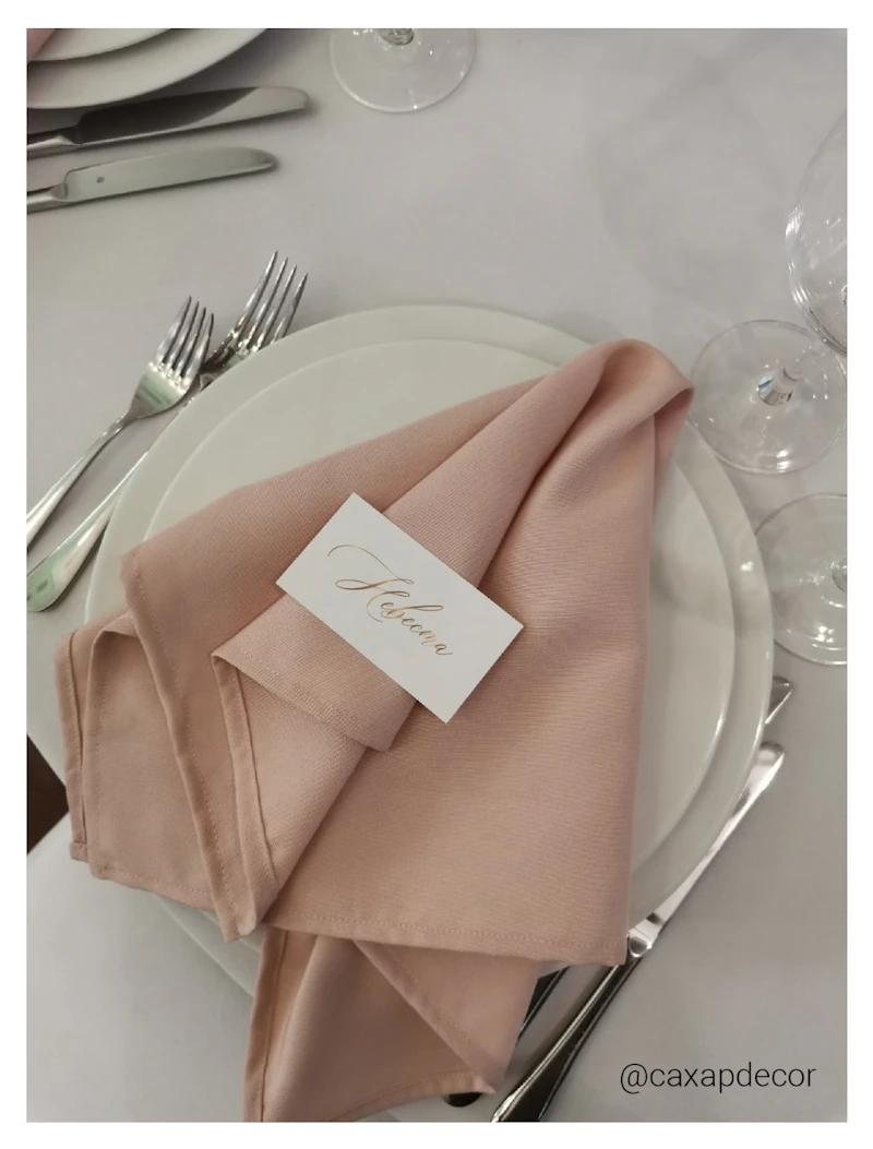 Салфетка пудровая, полиэстер