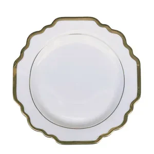 Тарелка порционная Анна С, 23 см диаметр - Фото 1