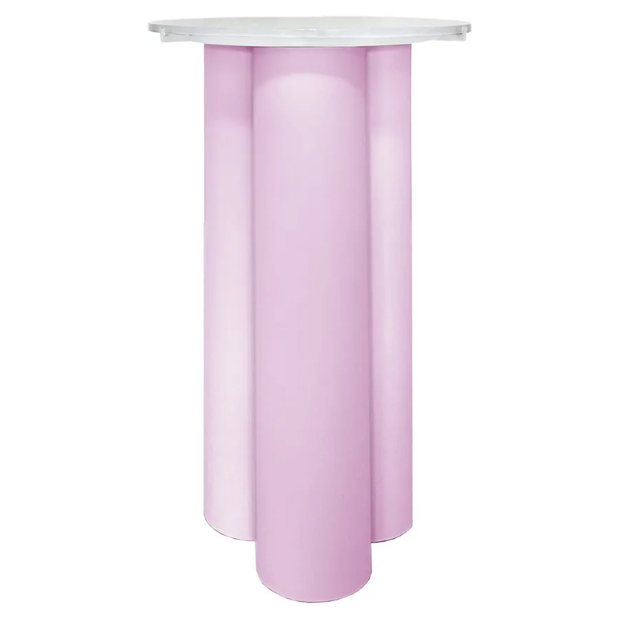 Коктейльный стол Сквош бифлекс, розовый - Фото миниатюра 1