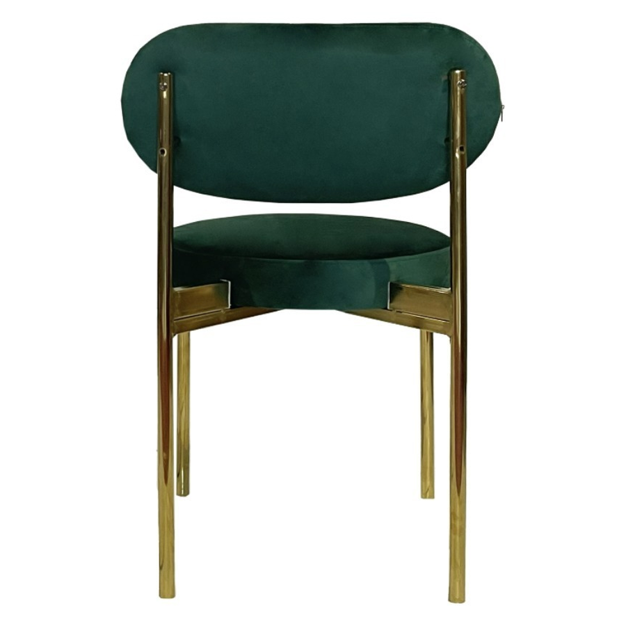 Стул Модерн Золото, Изумрудный - Фото миниатюра 5