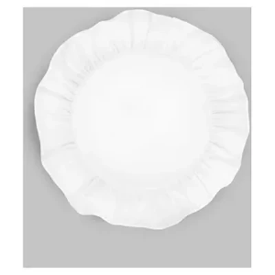 Салфетка из хлопка, с рюшами белая - изображение 4