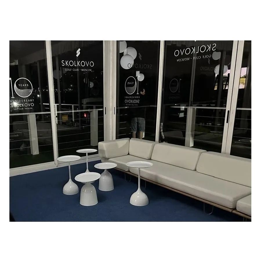 Столик журнальный Марокко Белый Л - Фото миниатюра 3