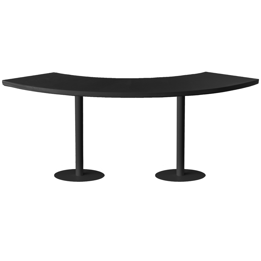 Стол коктейльный Твист Змейка М, Лакричный леденец + Черная ночь (телескопические ноги) - Фото миниатюра 3