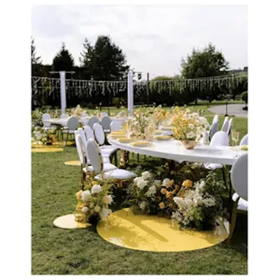 Стул Вашингтон Золото, велюр белый - изображение 8