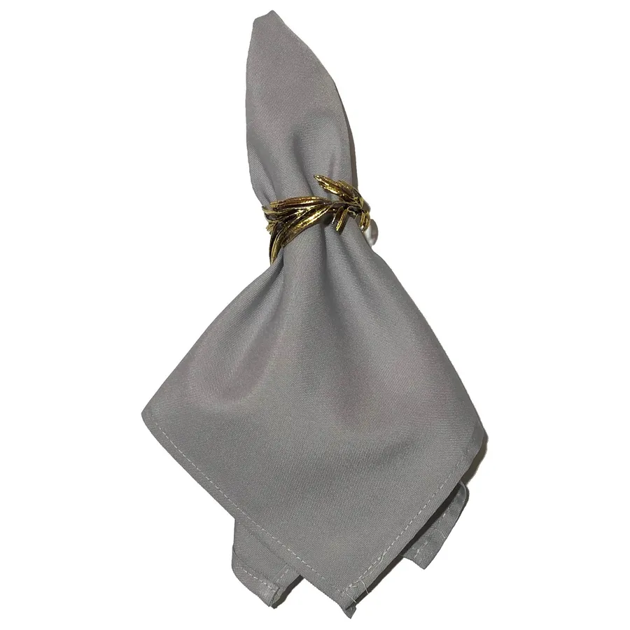 Салфетка серо-голубая, полиэстер - Фото миниатюра 1