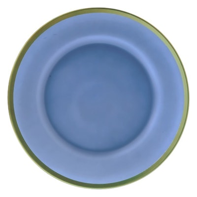 Сервировочная тарелка Лоллипоп Голубика матовая