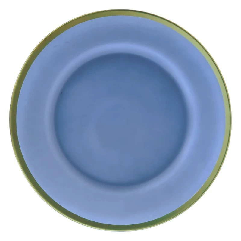 Сервировочная тарелка Лоллипоп Голубика матовая